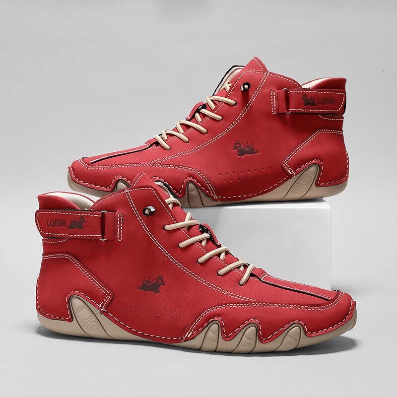 Running Shoes Lightweight - Deri rahat ayakkabılar erkekler için spor