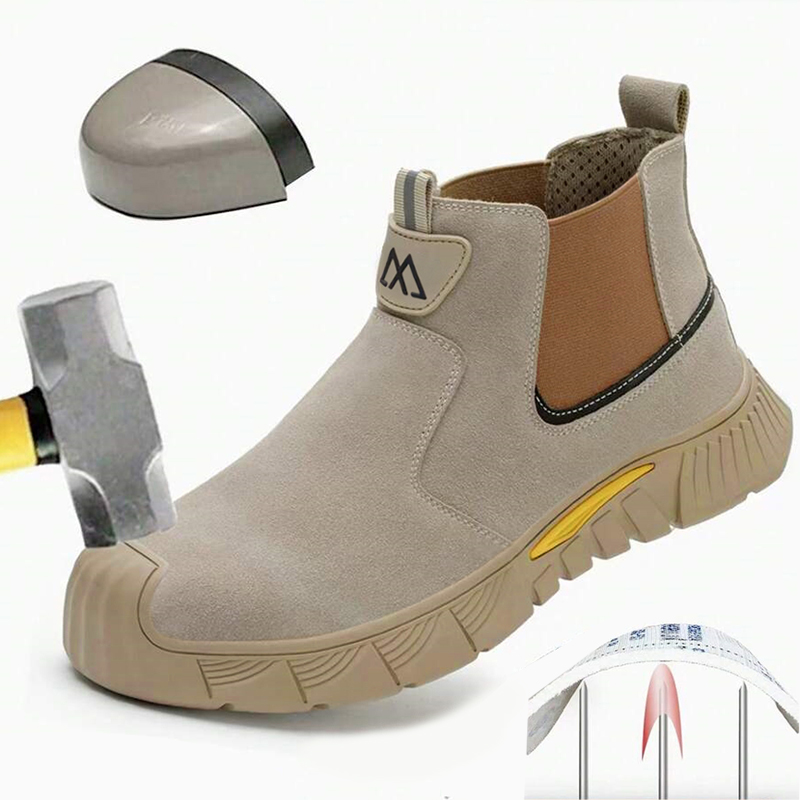 Men'S Shoes Lightweight - Aşınmaya Dayanıklı, Dayanıklı Çelik Burunlu İş