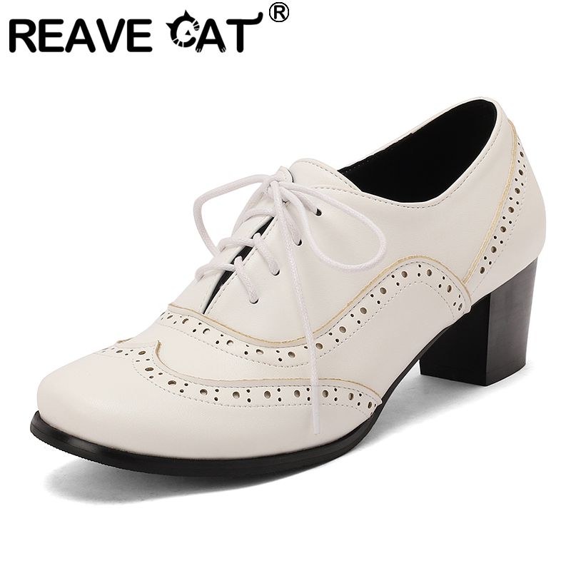 Men'S Shoes Size 43 In Us - REAVE CAT Kahverengi Kadın Topuklu Ayakkabı