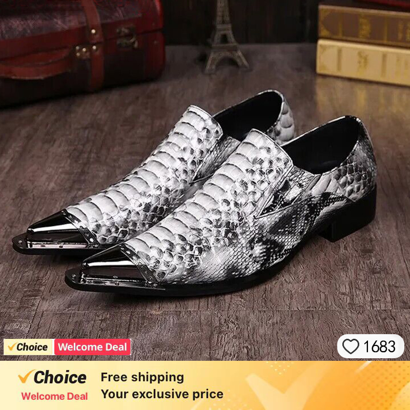 Men'S Shoes Size 42 In Us - Erkek hakiki deri siyah beyaz ayakkabılar,