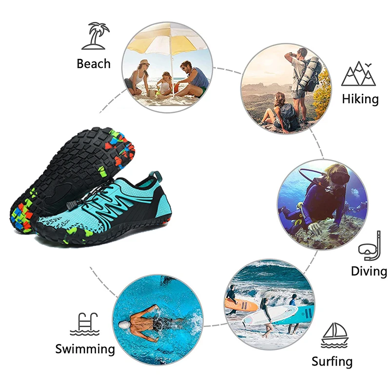 Unisex su ayakkabısı çabuk kur - Men'S Shoes Vibram incelemesi ve fiyatı